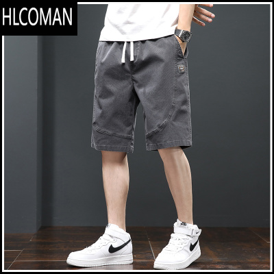 HLCOMAN夏季短裤男潮牌ins宽松5分外穿大裤衩男士中裤薄款休闲五分裤