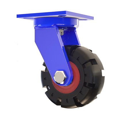 豫众诺 重型工业橡胶轮 6寸万向轮 个