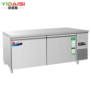 意黛斯(YIDAISI) 工作台 卧式 侧开门 银色 YDS-ZLGZT-1.2D全冷冻款300L电冰箱 直冷款