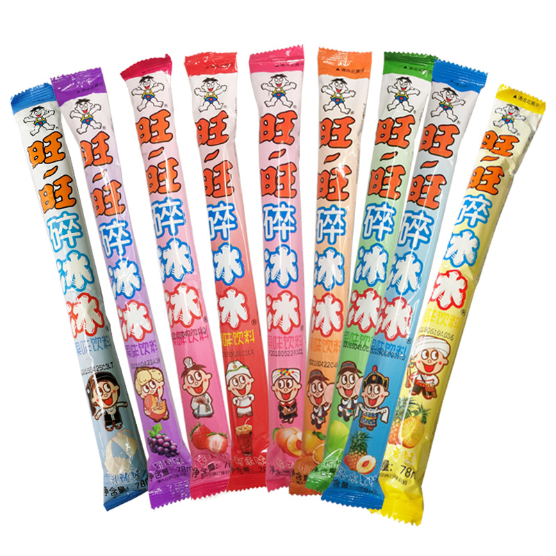 旺旺碎冰冰碎碎冰78ml*18支棒棒冰吸吸冰综合果味饮料零食品饮料