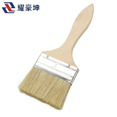 耀豪坤清洁工具刷 油漆刷 毛刷 扁油刷 猪鬃毛刷子3寸/把