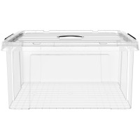 厨房收纳盒 收纳箱 塑料箱 透明储物箱 储存箱61*42*35cm