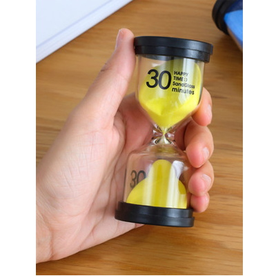 3分钟紫-其他颜色可备注-4儿童刷牙沙漏计时器3三分钟半小时时间创意摆件生日小礼物简约现代生活日用家居百货