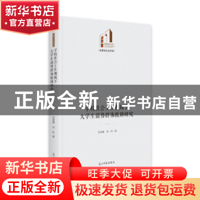 正版 学校社会工作视域下大学生弱势群体救助研究 刘海鹰//刘昕