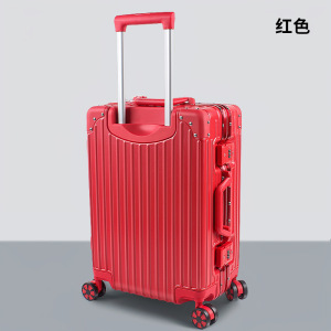 行李箱拉杆箱加厚旅行密码箱B63K-铝框款24寸联系客服备注颜色