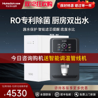 汉斯顿净水器家用直饮0阻垢剂ro反渗透纯水机厨房净水机S1(S90)