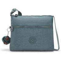 Kipling凯浦林斜挎包女便携实用轻便易收纳蓝色中号多口袋时尚