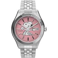TIMEX/天美时中性mm银色表盘皮卡丘腕表防泼水经典款