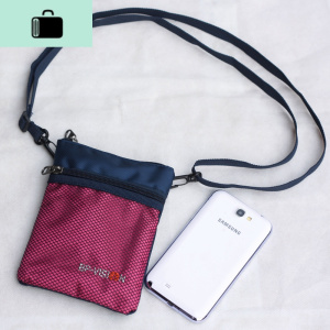 秋季散步手机包便携竖款斜挎苹果7S男女户外旅游休闲运动手机小包NEW LAKE女斜挎包