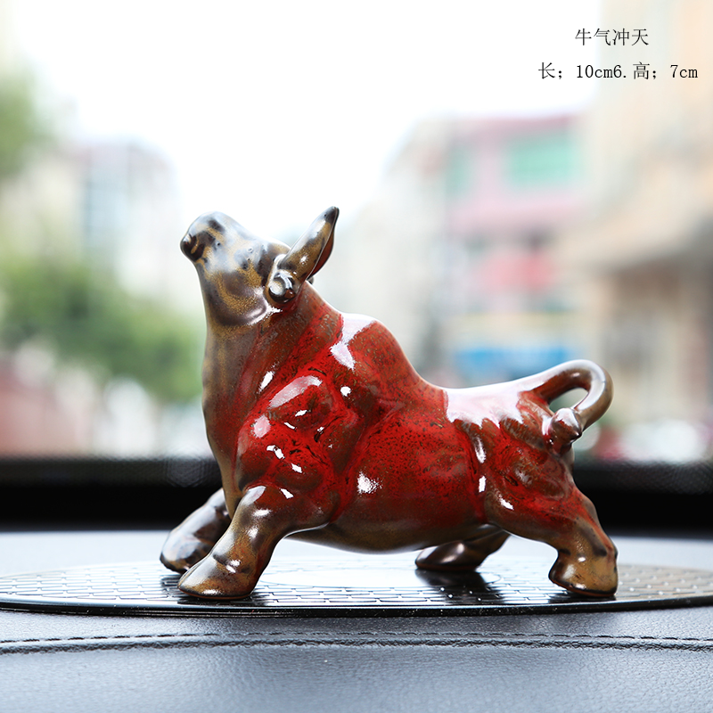 车载车内饰品牛车摆件装饰品中控台车内用品 三维工匠 [霸气款]大圣