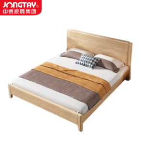 中泰(jongtay)1.8米实木床现代简约单双人床 J-CDZ77