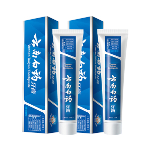 云南白药牙膏 清新口气 健齿护龈 留兰香型 120g*2