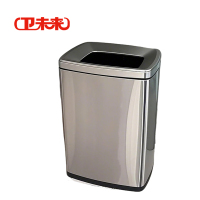 卫未来 不锈钢垃圾桶 20升砂钢银 个