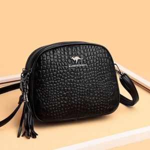 包包女包新款斜挎包女单肩包女鳄鱼纹中年女士小圆包