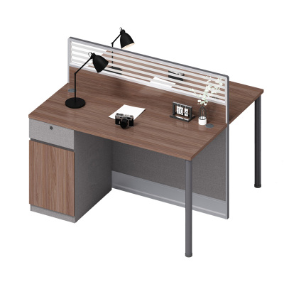 科朔 办公桌职员桌 员工桌 板式屏风桌 两人位KS-06L3026