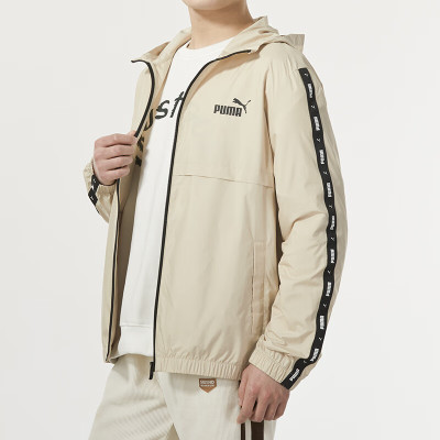 彪马(PUMA)外套男装新款运动服跑步健身训练舒适休闲梭织连帽夹克849499-88 ZP