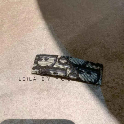 手工包边D家中古复古发箍发夹网红博主同款洛滑宽版头箍D发夹