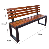 凌迪星公园椅100*40*85cm张
