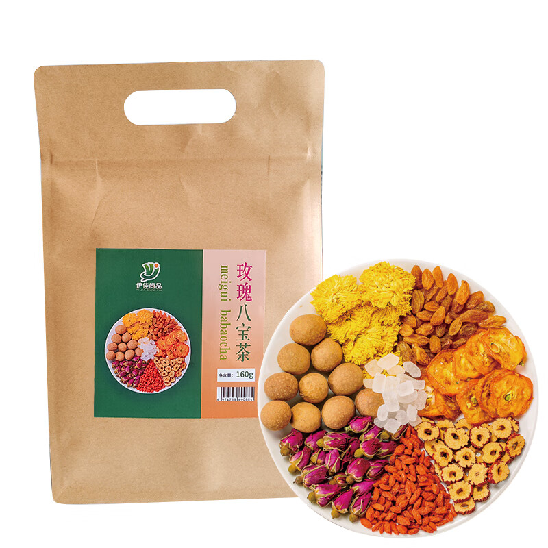 伊佳尚品 玫瑰八宝茶 160g*2/套