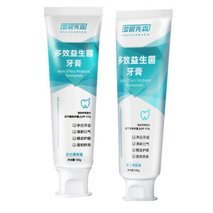 安居先森添加专利成分多效益生菌牙膏留兰薄荷香型2支装an2402107
