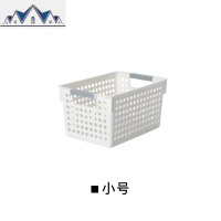 塑料收纳筐桌面零食收纳盒杂物收纳框玩具长方形收纳篮整理篮子 三维工匠