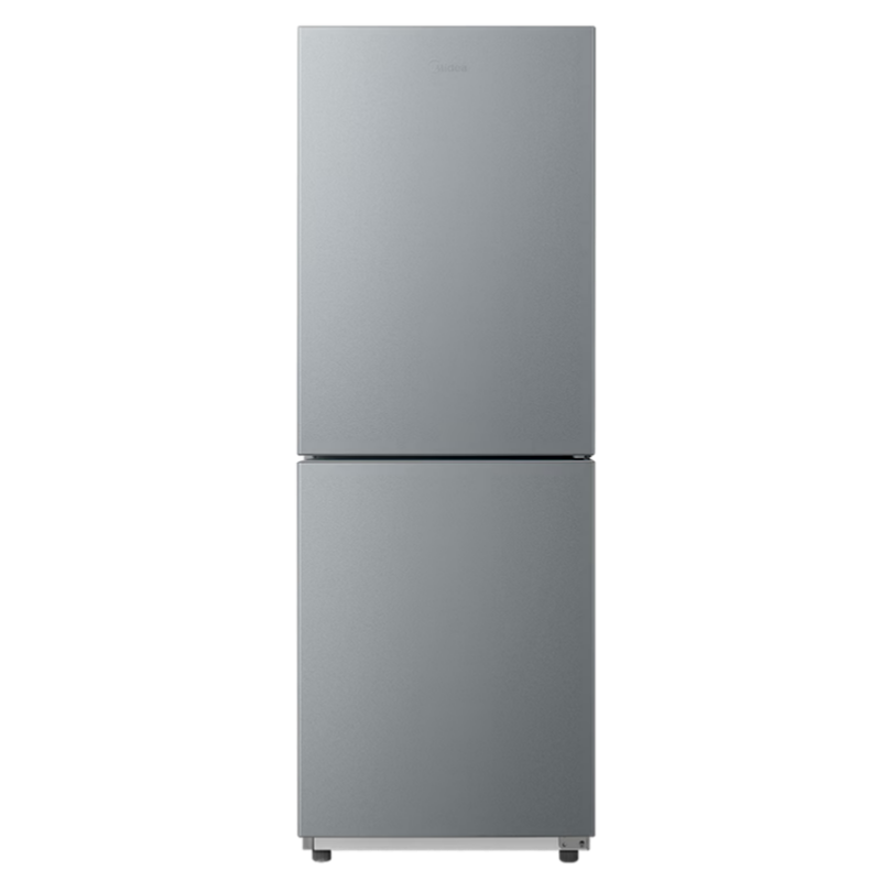 美的(Midea)182升两门冰箱一级能效家用小户型真省电可冷藏冷冻双温不占地MR-191A 钛钢灰-星烁