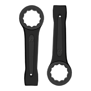 立伟铁牛敲击梅花扳手22mm/把