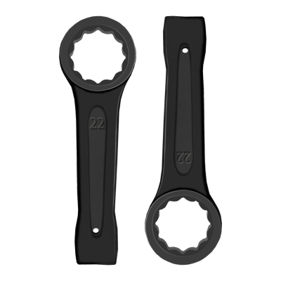 立伟铁牛敲击梅花扳手22mm/把