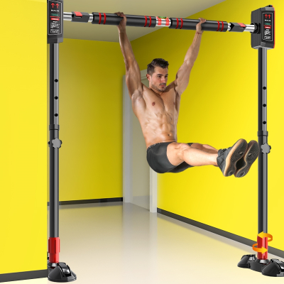  门上单杠家用室内成人免打孔加长引体健身器儿童吊环腰椎牵拉伸杆