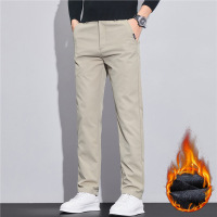 加绒男装秋冬新款休闲裤时尚休闲男装保暖男裤子轻商务风