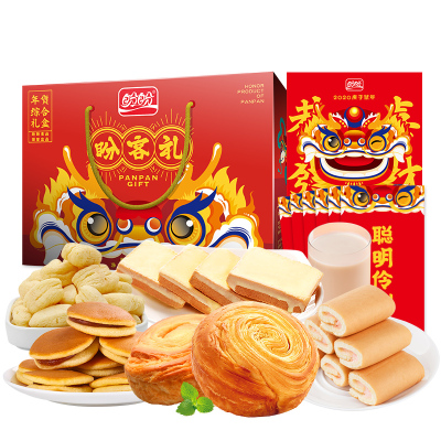 年货礼盒-盼盼年兽礼盒1264g混合礼盒1264