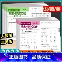 语文+数学《合订本2合1》北师版 一年级上 [正版]2024新版期末冲刺100分活页卷小学一二三四五六年级上册语文数学英