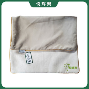 悦辉聚 商务腰枕套 米黄拼接 35*50cm 个