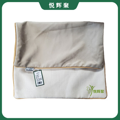 悦辉聚 商务腰枕套 米黄拼接 35*50cm 个