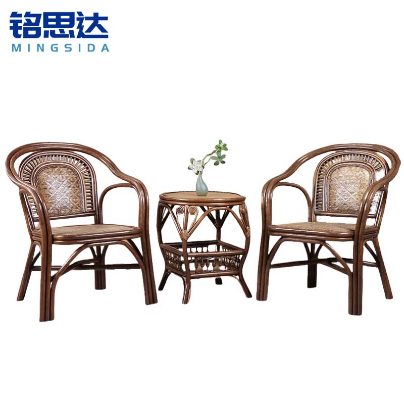 铭思达藤椅组合2组