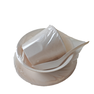 鑫扬赢 可降解一次性餐具四件套 YY-CJ04 件 米色