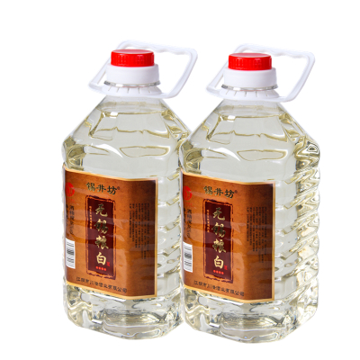 二桶 锡井坊无锡白酒无锡粮白浓香粮食绵柔风味桶装白酒2.2L*2