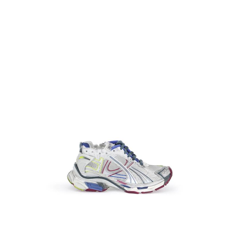 巴黎世家(Balenciaga)多色拼接运动风厚底橡胶跑步鞋女鞋潮流休闲