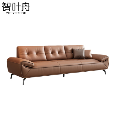 智叶舟沙发三人位210*88*85cm张