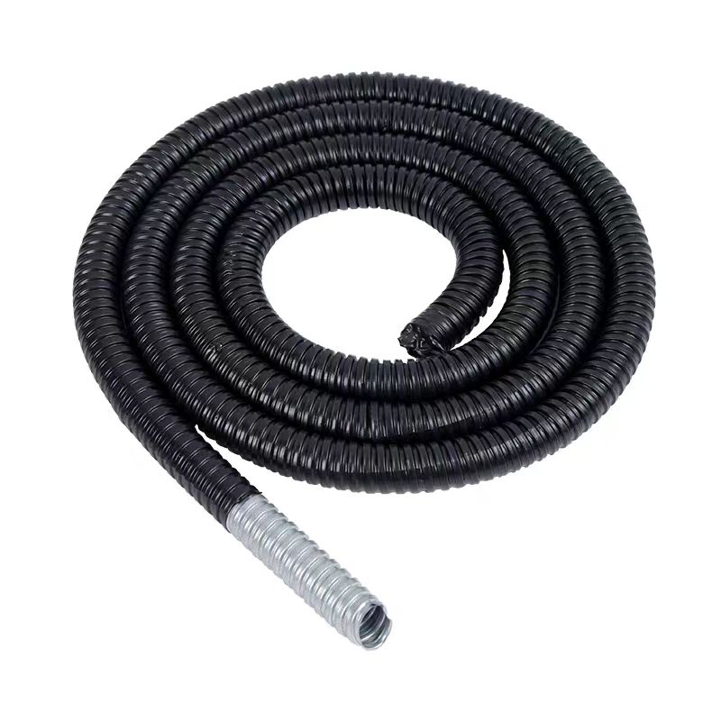 中锦科技 金属包塑阻燃波纹管 电线防火保护管 内径64mm [防火型]米