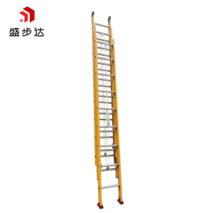 盛步达玻璃钢三节伸缩梯子5M SD-J5Y个