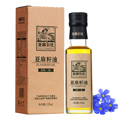 一级冷榨亚麻籽油孕妇食用油均码