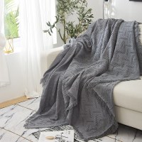 家柏饰(CORATED)北欧沙发布全盖色沙发巾毯子单人沙发套沙发垫盖布罩 岩灰T格 180*260cm