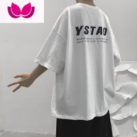 七斓美式高街t恤短袖男设计感小众夏季潮流复古oversize衣服潮牌