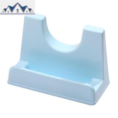 厨房锅盖架免打孔大锅不锈钢锅挂锅多功能台面塑料坐式单个砧板架 三维工匠收纳层架