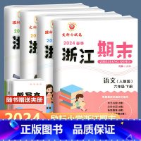 全4册 语文+数学+英语+科学 六年级下 [正版]2024版 浙江期末六年级下册语文数学英语科学人教北师教科版励耘书业小