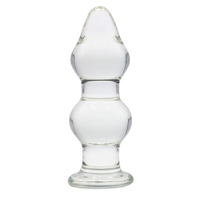 后庭情趣玻璃肛塞48mm自玩男女另类激情情趣性工具成人玩具调教用