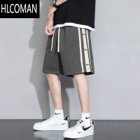 HLCOMAN男士运动短裤男潮流百搭潮牌休闲五分裤夏季裤子宽松男裤2025新款