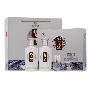 习酒 银质习酒礼盒500ml*2瓶装 酱香型 新老版本年份随机