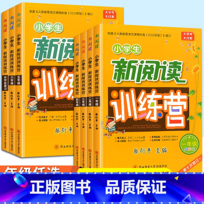 新阅读训练营 小学五年级 [正版]新版小学生新阅读训练营第十次修订一年级二年级三年级四五六年级上册下册语文课外阅读理解强